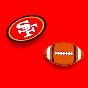 49er Croc Shoe Charms